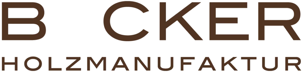 Logo Becker Holzmanufaktur - braun/weiß